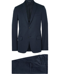 Jil Sander Navy Slim Fit Cotton Suit