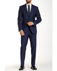 anker Allergi Nerve Hugo Boss The James Sharp Blue Pin Dot Wool Notch Lapel Suit, $795 |  Nordstrom Rack | Lookastic