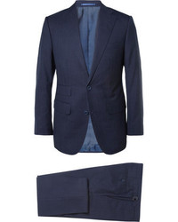 Thom Sweeney Navy Weighouse Wool Suit