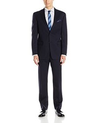 Tommy Hilfiger Navy Twill Trim Fit Two Piece Suit