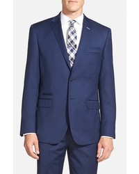 English Laundry Trim Fit Solid Wool Suit