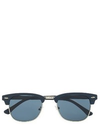 Topman 50mm Sunglasses Mid Blue