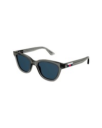 Gucci 51mm Rectangular Sunglasses In Grey At Nordstrom