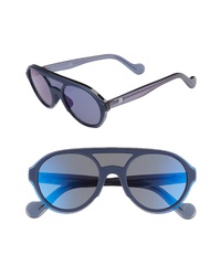 Moncler 52mm Shield Sunglasses