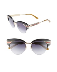 Gucci 53mm Cat Eye Sunglasses