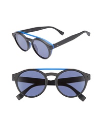 Fendi 53mm Special Fit Round Sunglasses
