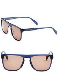 Alexander McQueen 57mm Wayfarer Sunglasses
