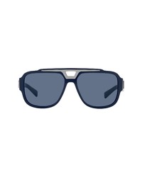 Dolce & Gabbana 59mm Square Sunglasses In Blue At Nordstrom