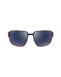 Prada Linea Rossa 62mm Oversize Rectangular Sunglasses