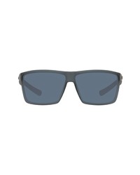 Costa Del Mar 63mm Polarized Oversize Rectangular Sunglasses