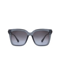 DIFF Bella 54mm Gradient Polarized Square Sunglasses
