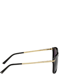 Cartier Black Acetate Santos De Sunglasses