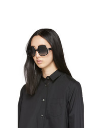 Dior Black And Pink Oversized Insideout1 Sunglasses