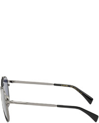 Lanvin Black Aviator Sunglasses
