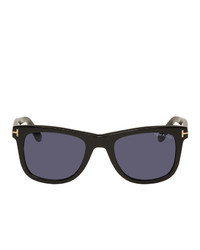 Tom Ford Black Leo Square Sunglasses