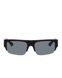 Dries Van Noten Black Linda Farrow Edition 190 C1 Sunglasses