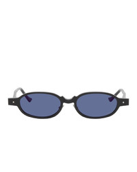 Grey Ant Black Wurde Oval Sunglasses