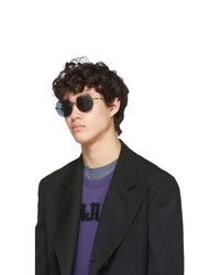 Yohji Yamamoto Black Yy7015 Sunglasses