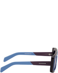 Kiko Kostadinov Blue Purple Depero Sunglasses