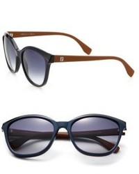 Fendi Contrast Arms 55mm Butterfly Sunglasses