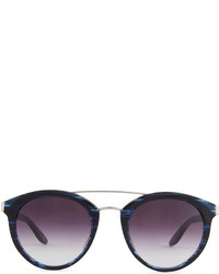 Barton Perreira Dalziel Oval Sunglasses With Metal Bar