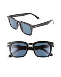 Tom Ford Dax 50mm Polarized Square Sunglasses