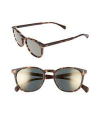 Oliver Peoples Finley 51mm Retro Polarized Sunglasses
