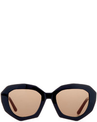 Marni Geometric Monochromatic Sunglasses