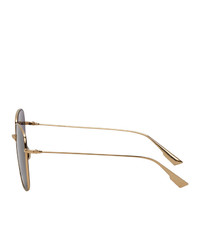 Dior Gold And Blue Stellaire1 Sunglasses