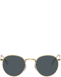 Ray-Ban Gold Round Sunglasses