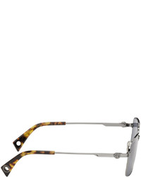 Lanvin Gunmetal Square Sunglasses