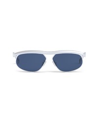 DIOR Ider 60mm Sunglasses In Matte Palladium Blue At Nordstrom