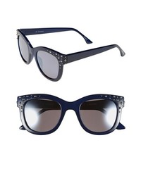 Isaac Mizrahi New York Retro Sunglasses Navy One Size
