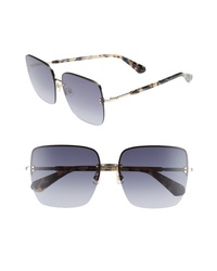 kate spade new york Janays 61mm Rimless Square Sunglasses