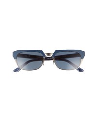 Salt Knox 55mm Polarized Sunglasses In Indigo Blueatq Silver At Nordstrom