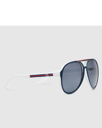Gucci Medium Aviator Sunglasses