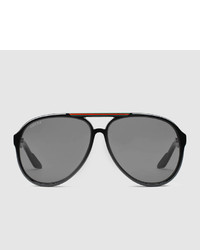 Gucci Medium Aviator Sunglasses