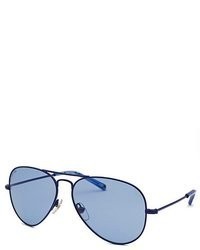 Michael Kors Michl By Michl Kors Rachel Aviator Blue Sunglasses
