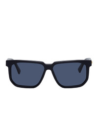 Bottega Veneta Navy Square Sunglasses