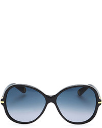 Marc Jacobs Round 503 Gradient Sunglasses Blackblue
