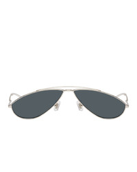Gentle Monster Silver And Blue Kujo Sunglasses