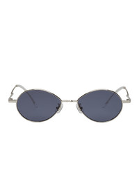 Gentle Monster Silver And Grey Cobalt Sunglasses