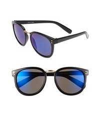 Spitfire Retro Sunglasses Black Blue One Size