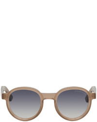 CUTLER AND GROSS Taupe Round 1384 Sunglasses