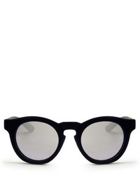 Italia Independent Velvet Coated Mirrored Sunglasses