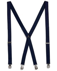 Topman Navy Suspenders
