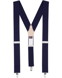 T.M.Lewin Navy Clip Suspender Braces