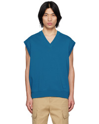 Wooyoungmi Blue V Neck Vest
