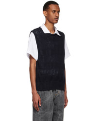mfpen Navy Organic Cotton Vest