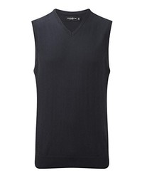 Russell Collection Sleeveless V Neck Knitted Sweater
